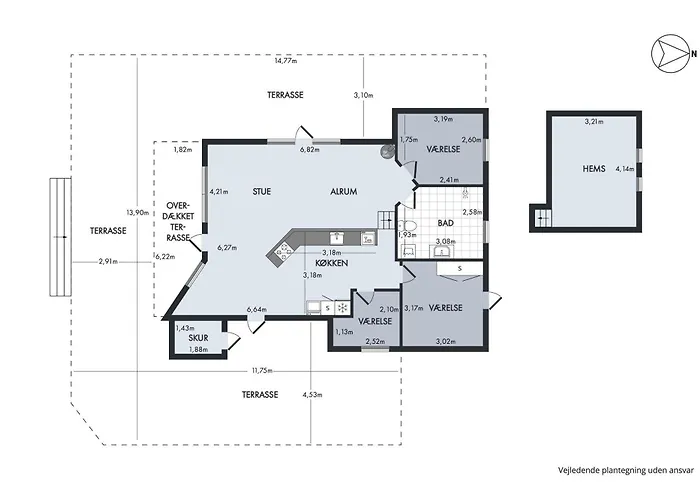 In With 2 Bedrooms And Internet Feriehus *